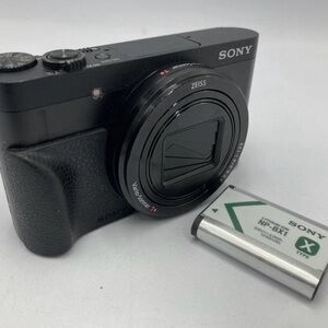 Sony Black Digital Camera with Battery Pack